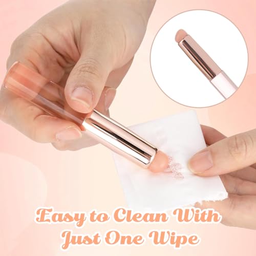 MAYCREATE® 6PCS Silicone Lip Applicator, Silicone Lip Brush, Silicone Brush for Lipstick Lip Balm, Concealer Applicator with Dustproof Cap for Lip Gloss, Lip Tint, Lip Mask - Pink MAYCREATE® 6PCS Silicone Lip Applicator, Silicone Lip Brush, Silicone Brush for Lipstick Lip Balm, Concealer Applicator with Dustproof Cap for Lip Gloss, Lip Tint, Lip Mask - Pink